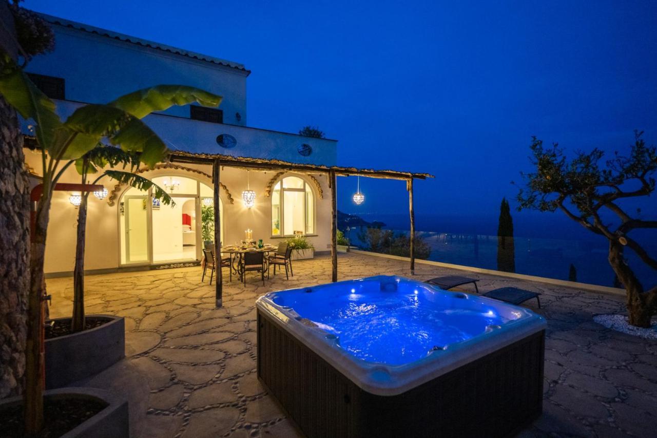 Villa Mimina - Exclusive Villa With Garden, Jacuzzi And Sea View Praiano Extérieur photo
